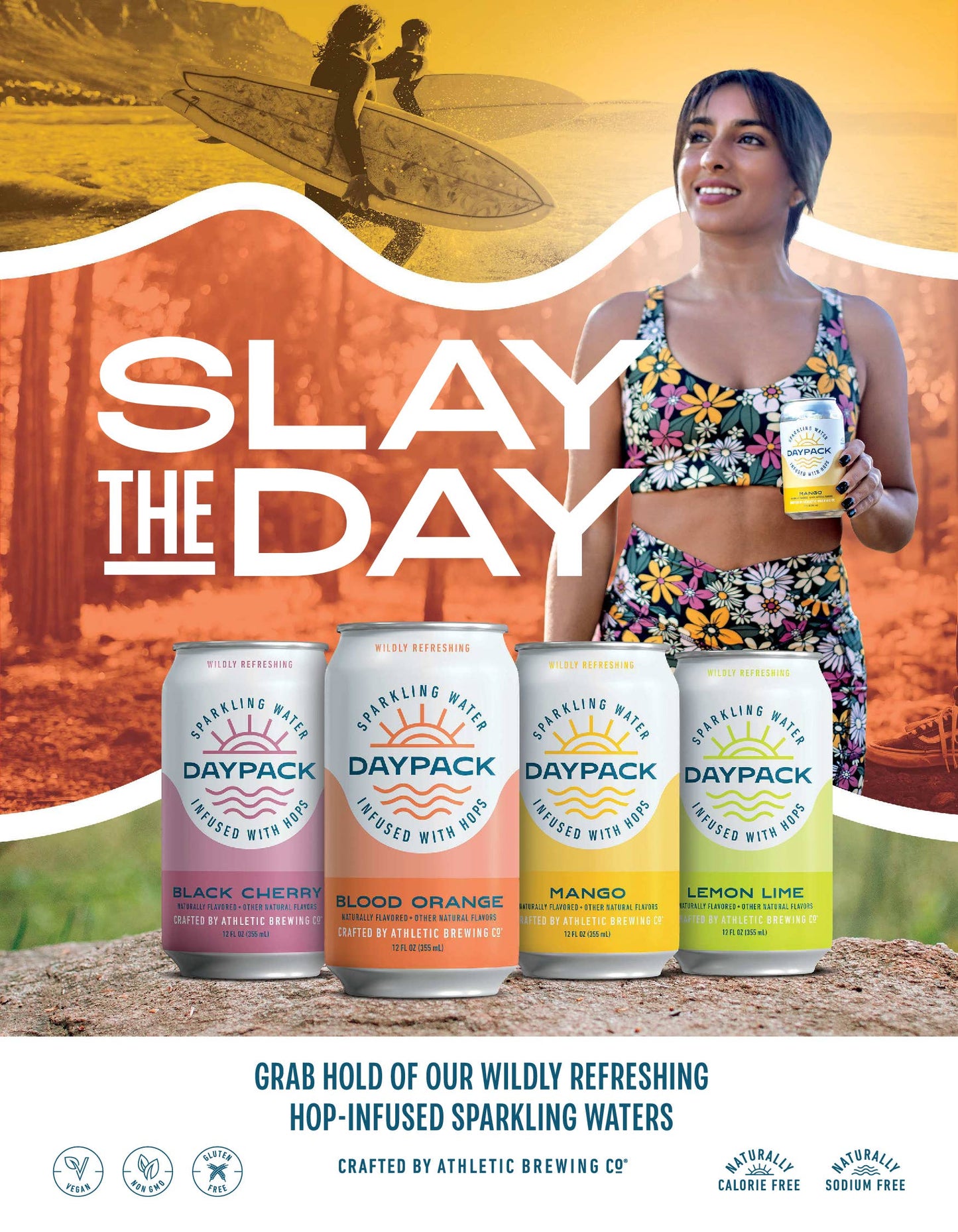 DayPack Sparkling Water - Black Cherry 24 Can Case