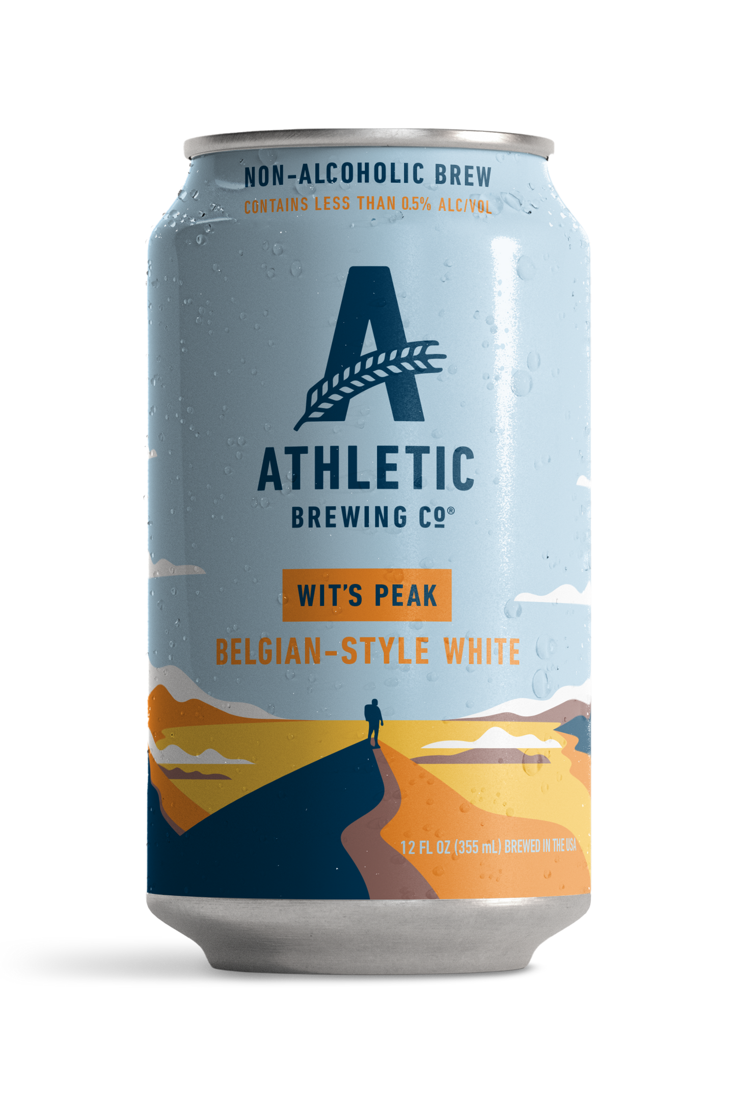 Wit's Peak Witbier (Non-Alcoholic) 24-Can Case of 4x6-Packs