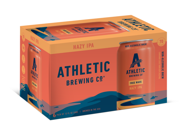 Athletic Brewing - Free Wave Hazy IPA (Non-Alcoholic)