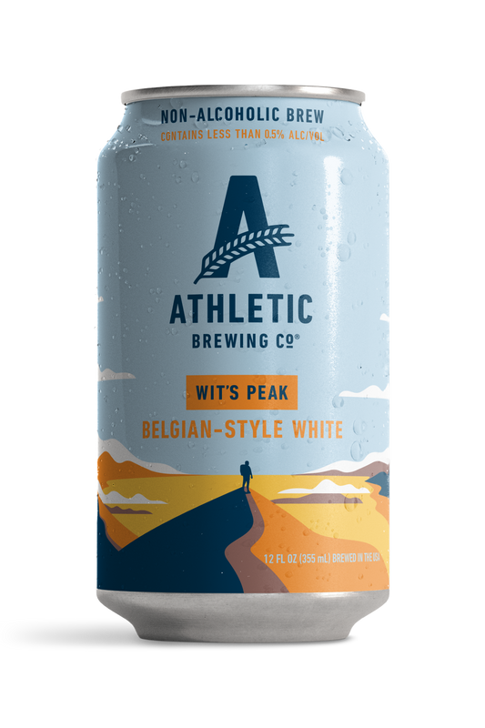 Wit's Peak Witbier (Non-Alcoholic) 24-Can Case of 4x6-Packs